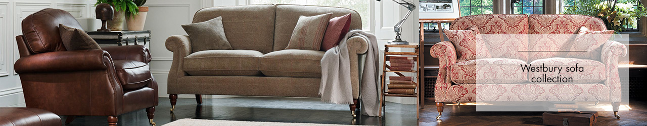 Westbury fabric sofa collection by parker Knoll
