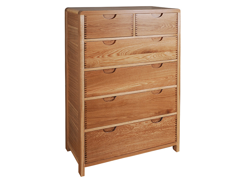 Bosco 6 Drawer Tall Wide Chest