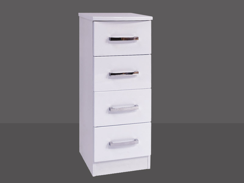 Miami 4 Drawer Bedside Chest