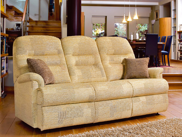 Keswick Standard Fixed 3 Seat Fabric Sofa
