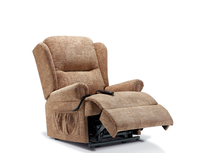 Malvern Royale Single Motor Lift and Rise Fabric Recliner