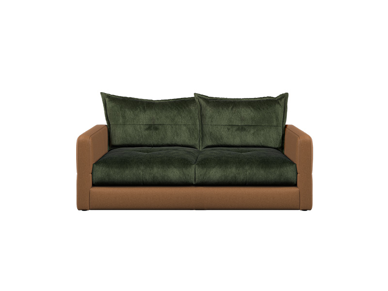Quinn 2 Seat Sofa Priced in Grade A Leather and Fabric