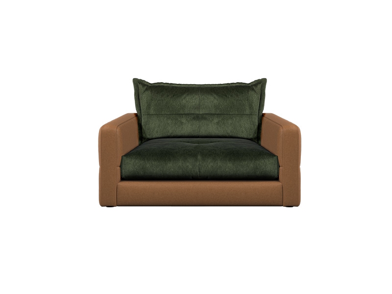 Quinn Snuggler Priced in Grade A Leather and Fabric