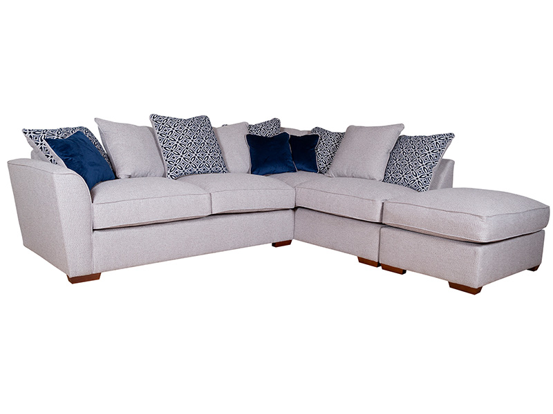 Allure LHF Corner Group with Chaise Priced in Grade D Fabric