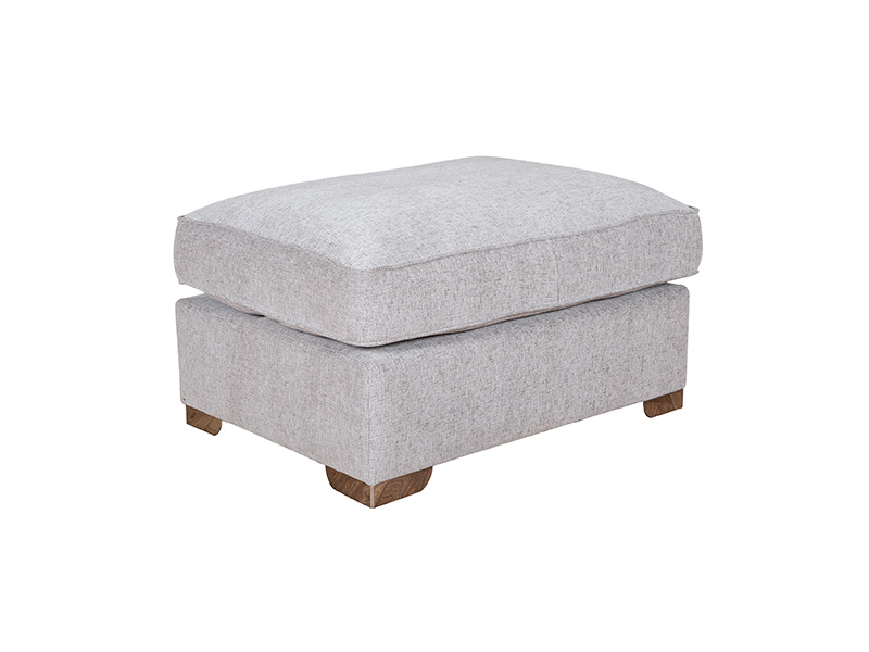 Allure Footstool Priced in Grade D Fabric