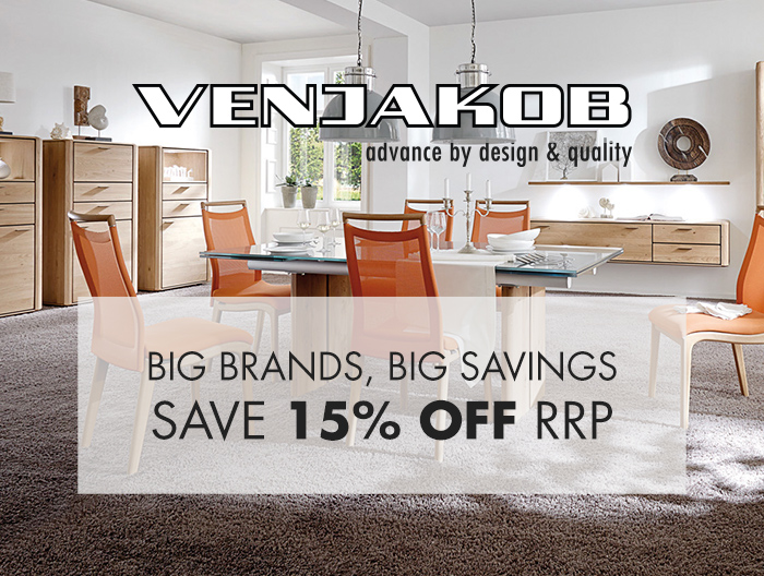 Venjakob — advance by design and quality at Forrest and save 15% off rrp.