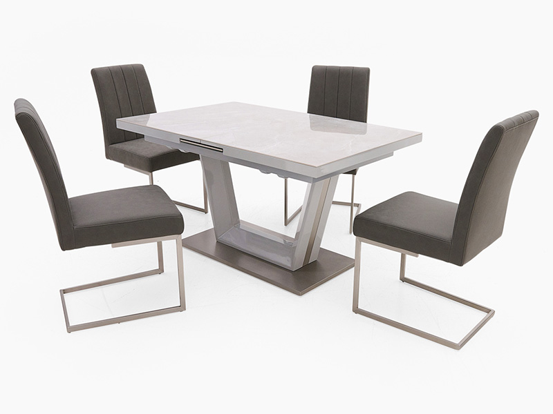 Breeze 140cm Extending Dining Table & 4 Chairs Set