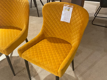 Petra Dining Chair in Mustard