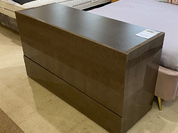 Tekno 3 Drawer Chest with Grey Top