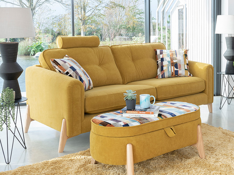 Clara Grand Sofa Priced in C Grade Fabric
