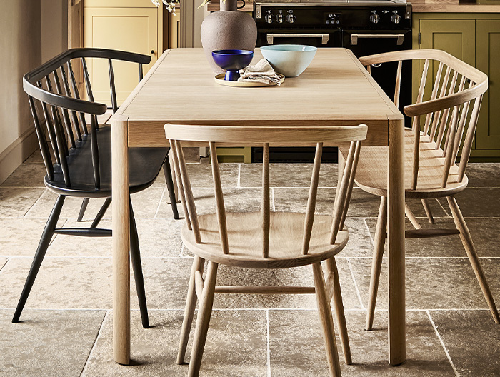 Mia and Heritage dining collection by ercol at Forrest Furnishing
