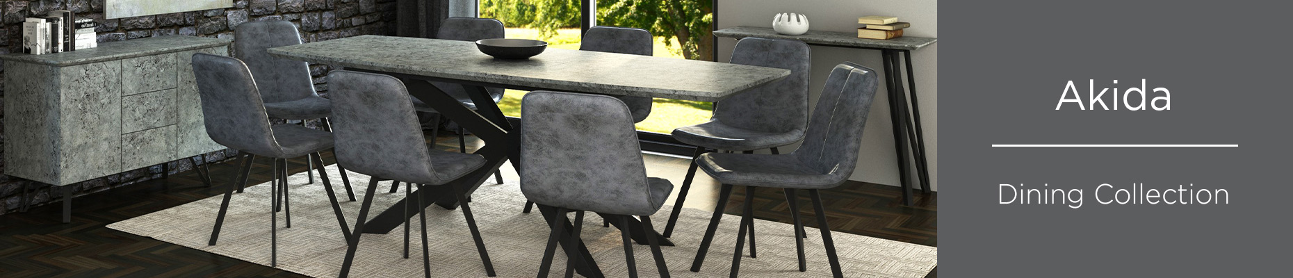 Akida Dining collection at Forrest Furnishing