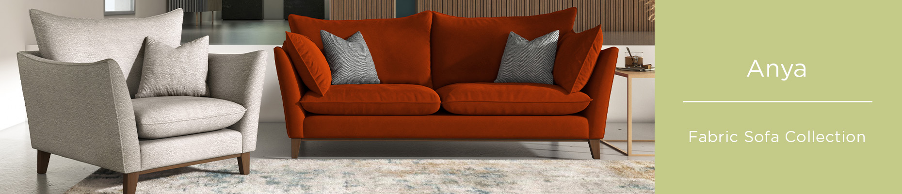 Anya sofa collection at Forrest Furnishing