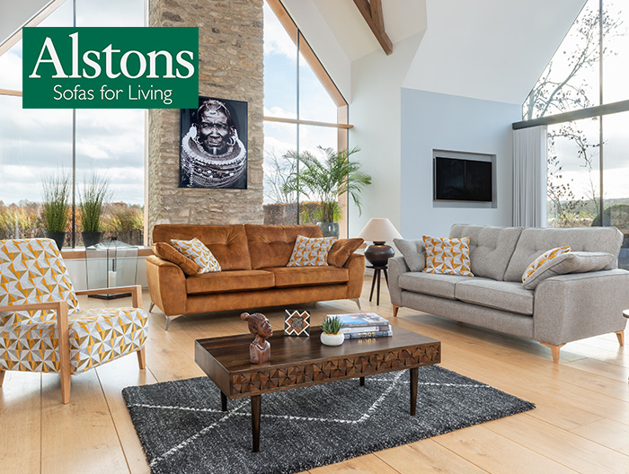 Buckland Sofa Collection by Alstons Uholstery at Forrest Furnishing