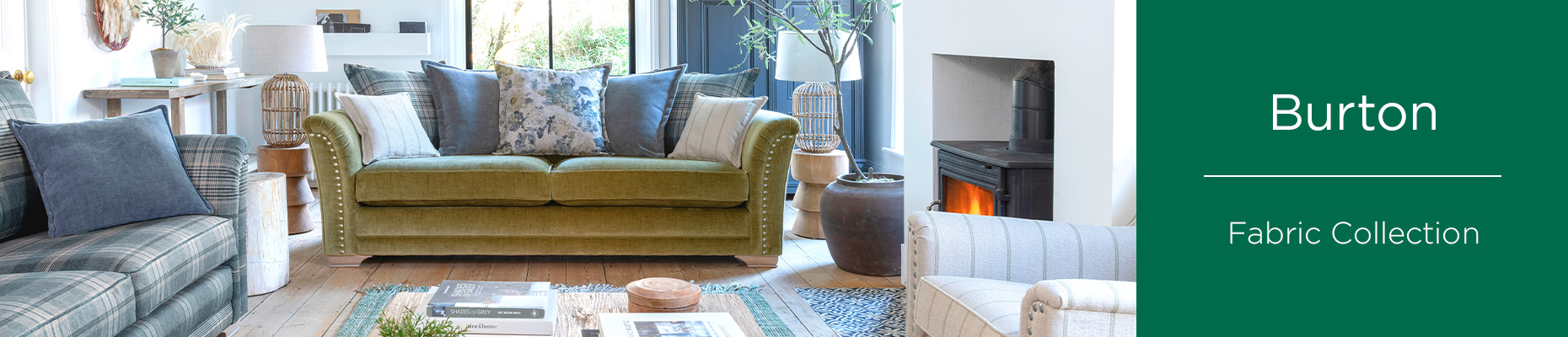 Burton Sofa Collection by Alstons Upholstery at Forrest Furnishing