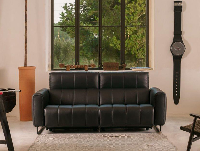 Carlis Leather sofa collection at Forrest Furnishing