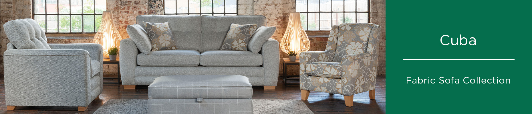 Cuba sofa collection by Alstons at Forrest Furnishing