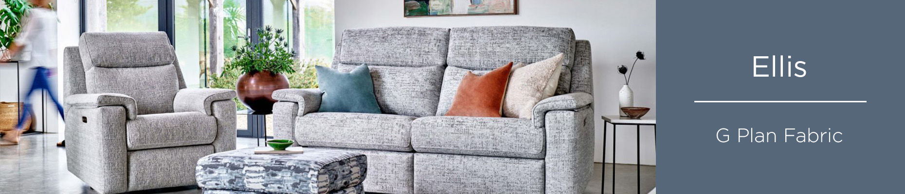 Ellis Fabric sofa collection at Forrest Furnishing