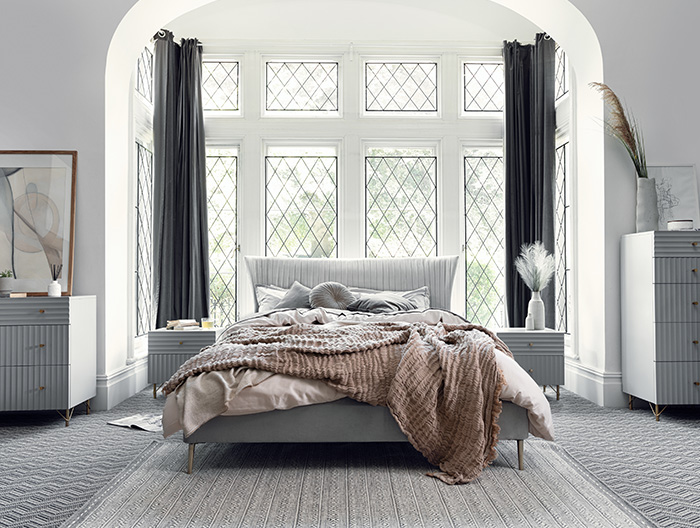 Escada bedroom collection by Baker at Forrest Furnishing