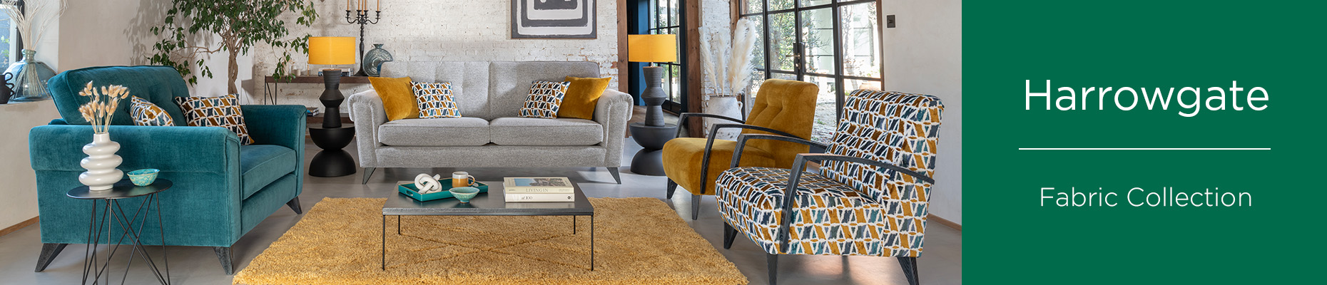 Harrowgate Sofa Collection by Alstons Upholstery at Forrest Furnishing