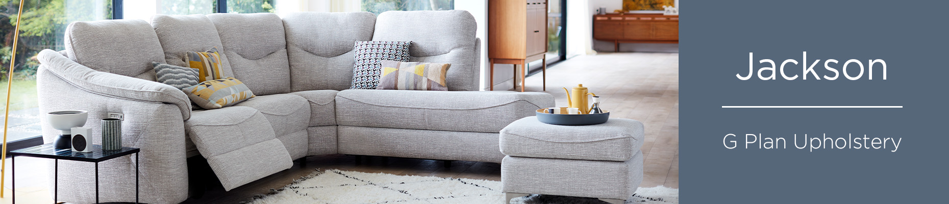 Jackson sofa collection at Forrest Furnishing by G Plan