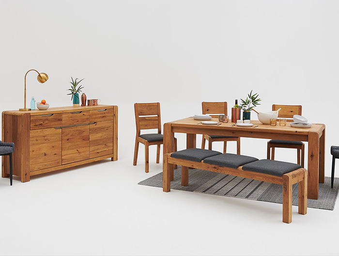Mezzano dining collection at Forrest Furnishing