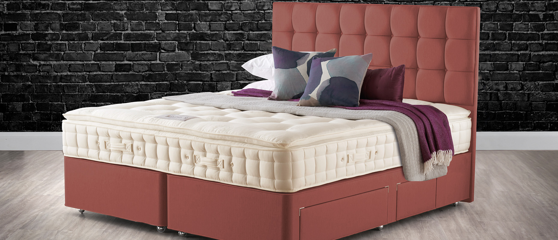 Superior Pillow Top Divan collection at Forrest Furnishing