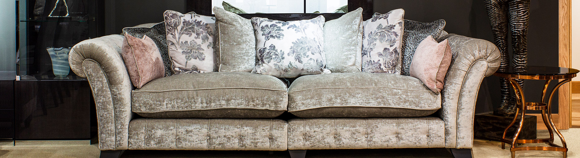 Plush sofa collection by Alstons at Forrest Furnishing