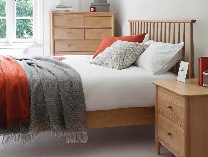 Teramo bedroom collection by Ercol at Forrest Furnishing