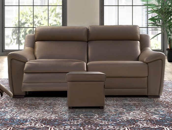 Tosca Italian Leather sofa collection at Forrest Furnishing