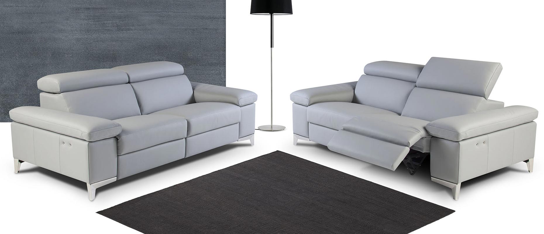 Turandot Leather sofa collection at Forrest Furnishing