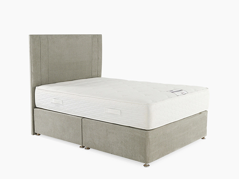 Dreamsleep Non Drawer Divan Bed plus Signus Floor Standing Headb