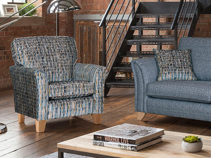 Emelia Accent Chair Priced in SE Fabric