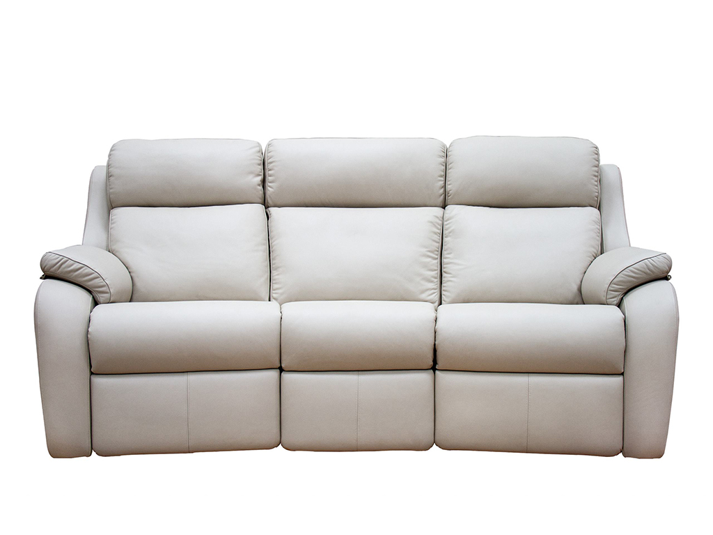 Kingsbury 3 Seat Curved Sofa Leather