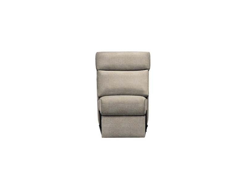 Ellis Armless Curved Unit Priced in W Grade Fabric