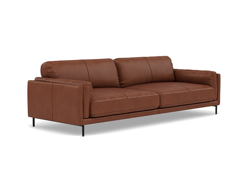 Morris 2.5 Seat Sofa Priced in Grade 20 Leather