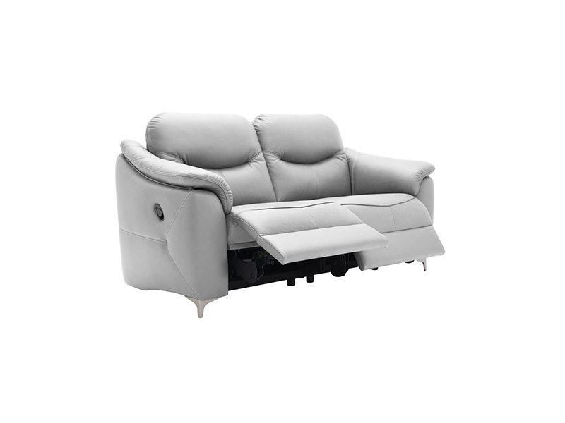 Jackson Leather 3 Seat Manual Reclining Sofa