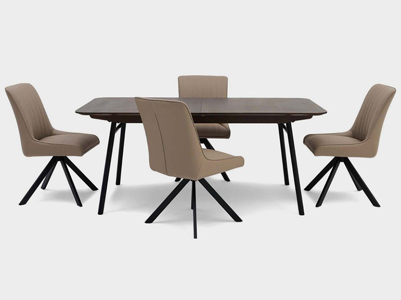Osaka Extending Dining Table and 4 Chairs Set