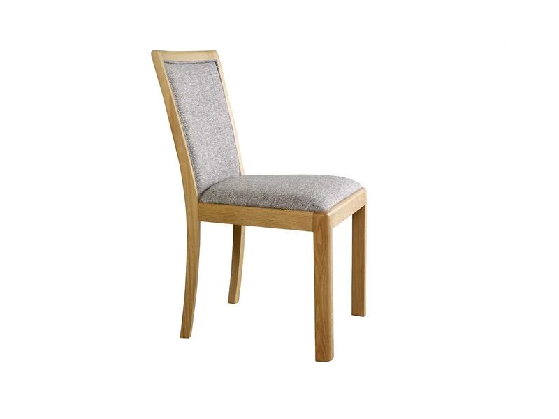 Linnea Low Back Dining Chair in Grey Fabric