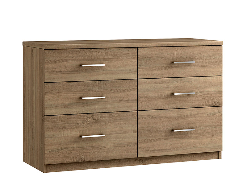 Modena 6 Drawer Twin Chest