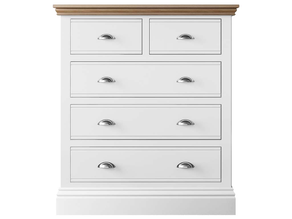 New England 3+2 Drawer Small Chest