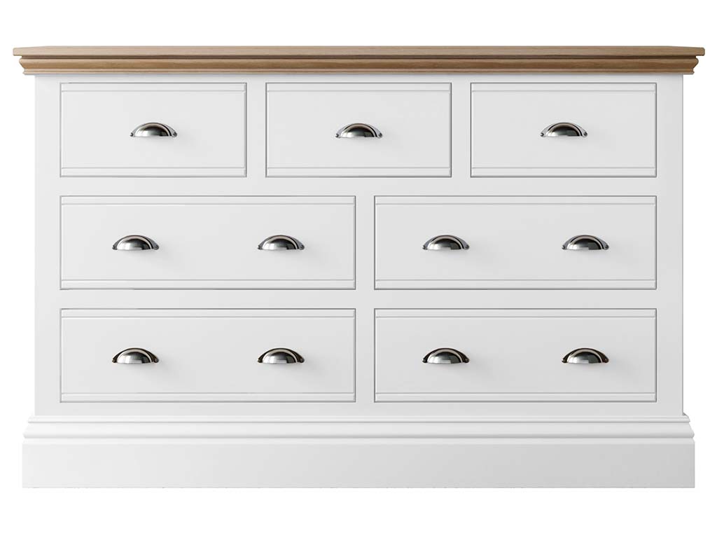 New England 4+3 Drawer Small Chest