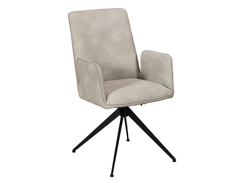 Remi Dining Armchair in Misty Grey