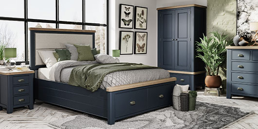 Ryedale Blue Bedroom Collection