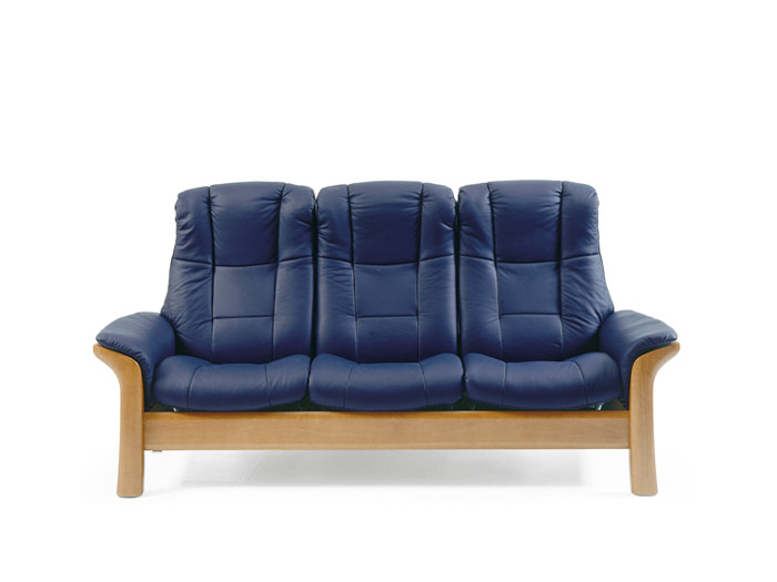 Windsor 3 Seater Sofa Highback in Cori Leather