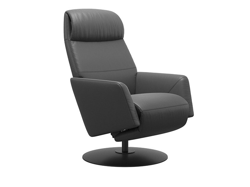 Scott Recliner Disc Base in Noblesse Leather